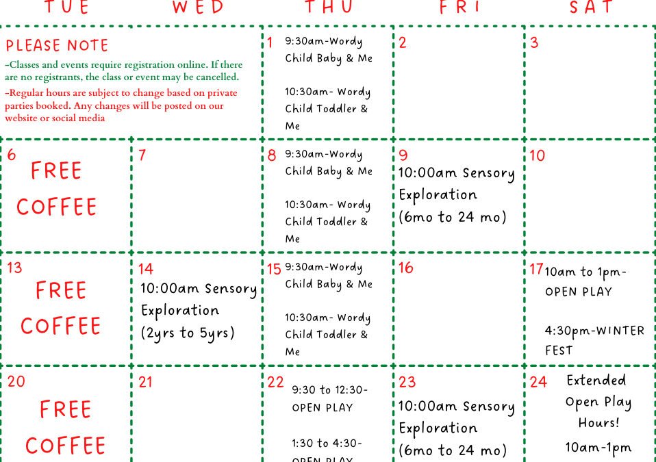 Monthly Calendar World Of Smalls